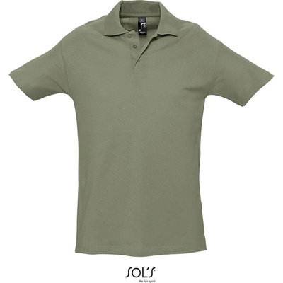 Sol's Spring II Piqué polo zelené khaki