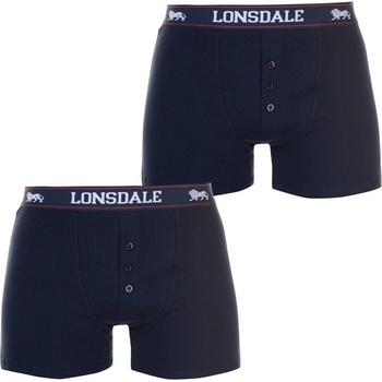 Lonsdale boxers Mens Navy 2 Pack