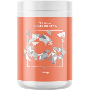 BrainMax Clear Protein, праскова, 500 г