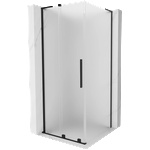 Mexen Velar L плъзгаща се душ кабина 120 x 120 cm, матирано стъкло, черно - 871-120-120-33-70 (871-120-120-33-70)