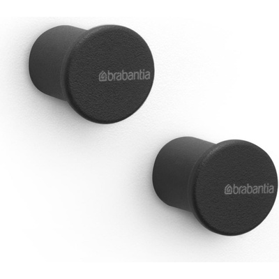 Brabantia Куки за кърпи MindSet тъмносиви 2 бр (303401)