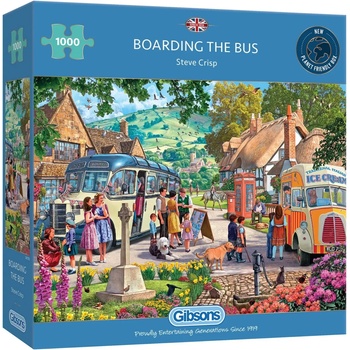 Gibsons Пъзел Gibsons от 1000 части - Паркинг за автобуси (G6353)
