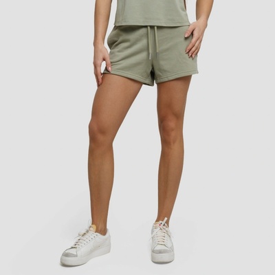 GymBeam dámske teplákové šortky Sage Desert