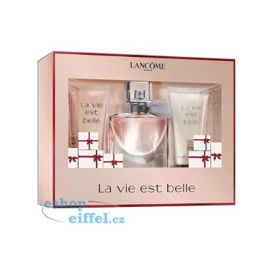 Lancôme La Vie Est Belle EDP 30 ml + sprchový gel 50 ml + tělové mléko 50 ml dárková sada