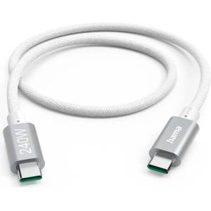 Hama Кабел за зареждане, USB-C - USB-C, 240 W, USB 3.2 Gen1, 5Gbit/s (HAMA-201721) - smartx