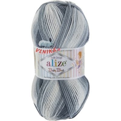 Alize Příze Baby Best Batik Varianta: 7542