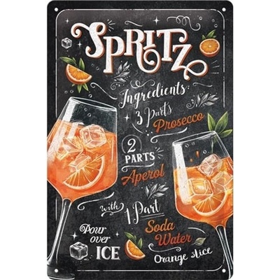 Plechová ceduľa Aperol Spritz, 20 x 30 cm