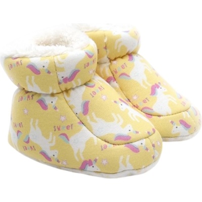 Funny Baby Бебешки буйки Funny Baby - Unicorn, размер 18, 8-12 м, жълти (7366-12)