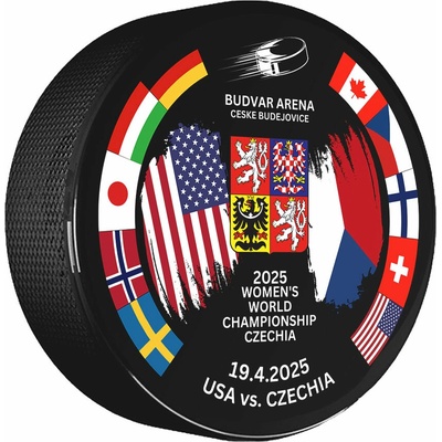 Puk Ice Hockey Women's World Championship Czechia MS 2025 Dueling USA vs. Czechia – Zboží Mobilmania