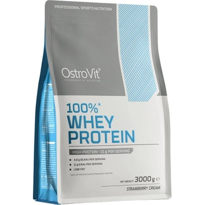 OstroVit Whey Protein | 100% Whey Protein Concentrate [3000 грама] Ягода