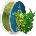 GEEETECH PLA Silk Dual Yellow+Green - 1, 75 mm / 1000 g (700-001-1578)