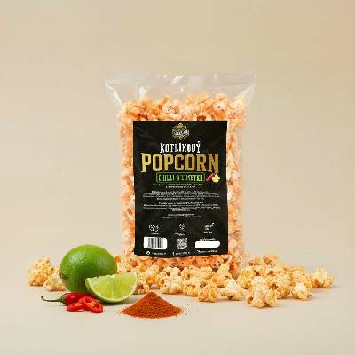 SnackAir Kotlíkový popcorn chilli a limetka 1,7 l