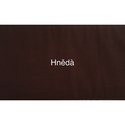 Náplet hladký - hnědá