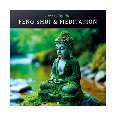 Oficiálny nástenný s plagátom: 12 mesiacov Feng Shui meditácie 30 x 30|60 cm 2027