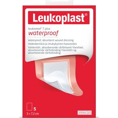 Leukoplast leukomed t plus absorbčná náplasť na rany 5 x 7,2 cm 1 x 5 ks