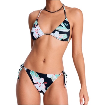 Roxy Дамски комплект бикини Roxy Women's PT Essentials Tiki Classic TS Bikini - Anthracite Spring Charming (150-6335-0113)