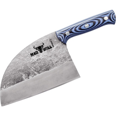 Samura Kuchyňský sekáč MAD BULL 18 cm AUS-8 modrá micarta