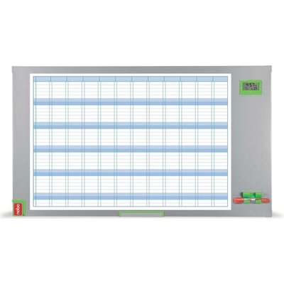 Nobo Tabule magnetická Performance Plus, 1178 x 725 mm plánovací, roční