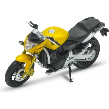Welly Hornet Motocykl Honda model žlutý 1:18