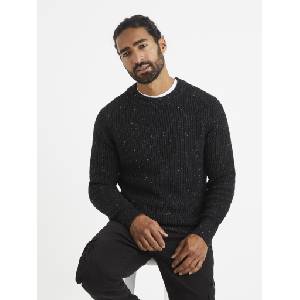 Celio Черен мъжки пуловер Celio Celio | Cheren | МЪЖЕ | S