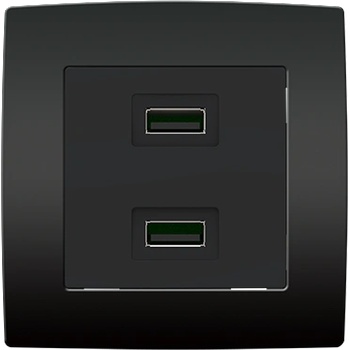 ELMARK City usb ДВОЕН КОНТАКТ АНТРАЦИТ (193751)