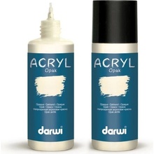 Darwi Acryl opak Dekoračná akrylová farba na rôzne povrchy 80 ml 220080100 čierna