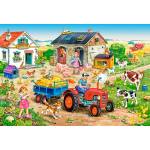 Castorland - Puzzle Day on the farm - 40 - 99 piese