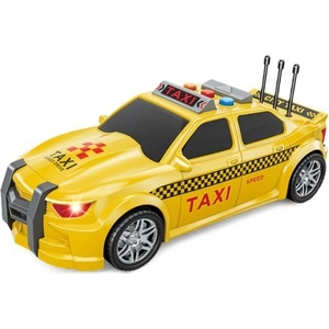 RAYA TOYS Детска кола за игра Raya Toys - Такси с музика и светлини, 1: 16, жълта (508123415)