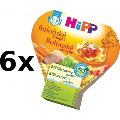 HiPP BIO Boloňské lasagne 6 x 250 g