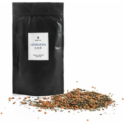 Moya Matcha Iri Genmaicha japonský zelený čaj listový BIO 100 g