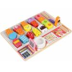 Kruzzel Игрален комплект Kruzzel - Дървен магазин за сладолед, 24 части (KRU22494) - baby