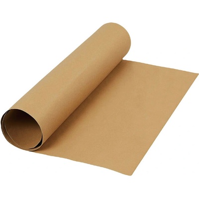 Creativ Company Papír se vzhledem kůže hnědý 50 × 100 cm