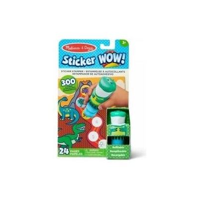 Spin Master Melissa & Doug - Sticker WOW! Dinosaur Stamps & Pad