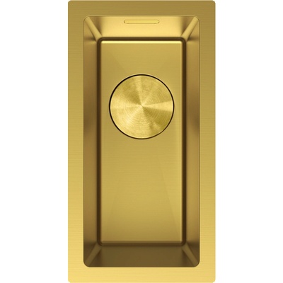 Mexen Trixo стоманена мивка с една камера 230 x 440 mm, златна - 6411221000-55 (6411221000-55)