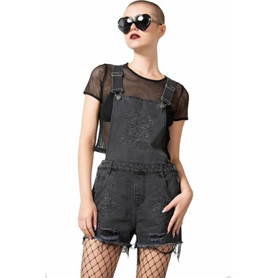 KILLSTAR дамски къси панталони KILLSTAR - Blackbell Denim - Черен - KSRA005515