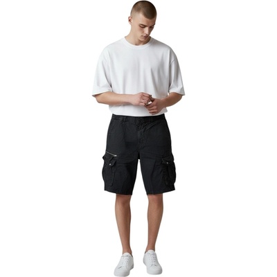CS Pánské plátěné kraťasy DENIM Černá