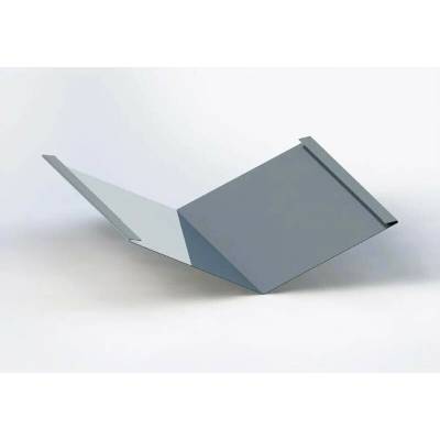 Úžlabí klasik r.š.750mm Hliník Al Lakovaný RAL 7001 stříbrošedá dl.2m