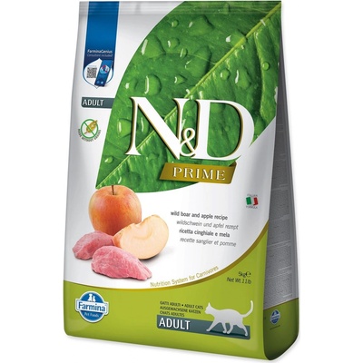 N&D Prime Cat Adult Boar & Apple 5 kg