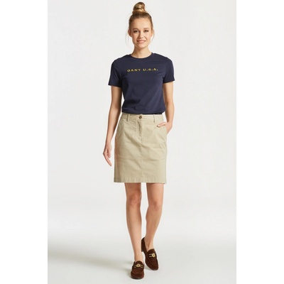 Gant Chino Skirt žltá