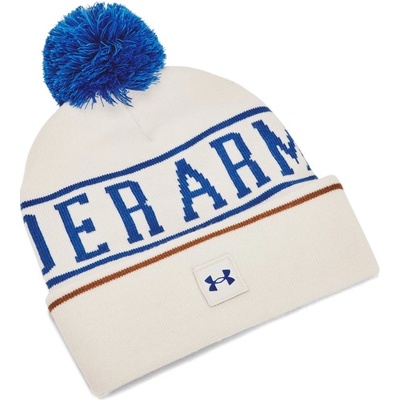 Under Armour Halftime Pom beanie white 1386634-110