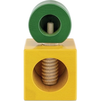 Alessi Лешникотрошачка Twerg зелено-жълта (ES20 1)