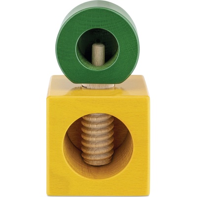 Alessi Лешникотрошачка Twerg зелено-жълта (ES20 1)