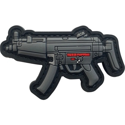 WARAGOD Nášivka MP5 3D GUN 7.3x4.3cm
