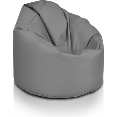 Intermedic SK sedací vak Star 85x90 cm ergonomický dizajn s podrúčkami 300 l E15 Sivá tmavá