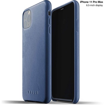 Image 1 of Mujjo Full Leather Case - кожен (естествена кожа) кейс за iPhone 11 Pro Max (син)