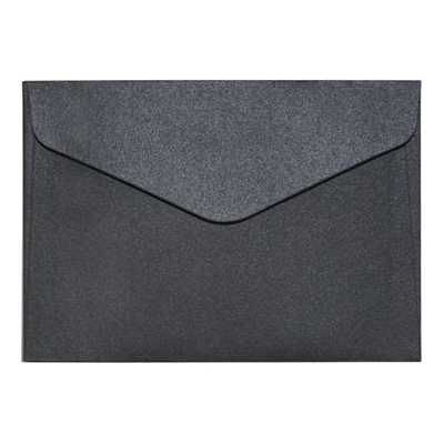 Obálky C6 Pearl černá K 150g, 10ks, Galeria Papieru
