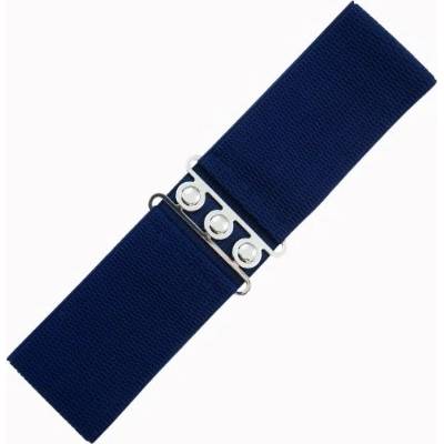 Elastický retro pásek Banned tmavě modrý navy