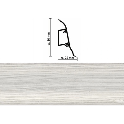 Döllken soklová lišta SLK 50 W644 2,5 m – Zboží Mobilmania