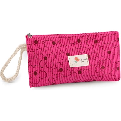 Textilní pouzdro na drobnosti květy 18,5x10 cm Varianta: 4 pink, Balení: 1 ks