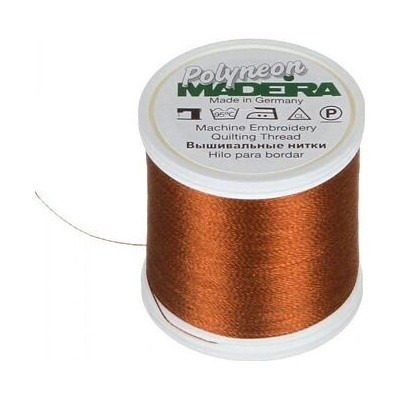 Vyšívací nitě PES Madeira Polyneon (400m) barva 1857 light cocoa